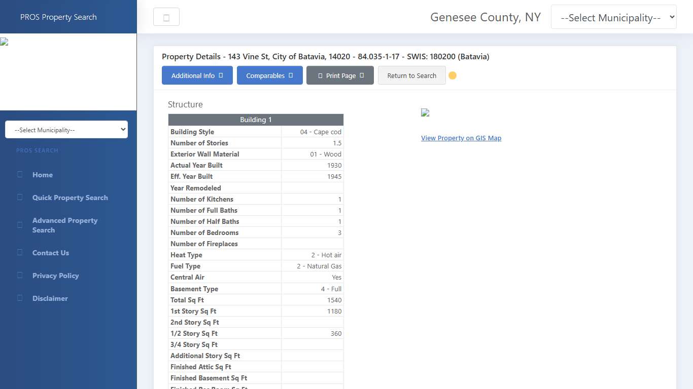 Genesee County - Parcel - PROS v1.0.0